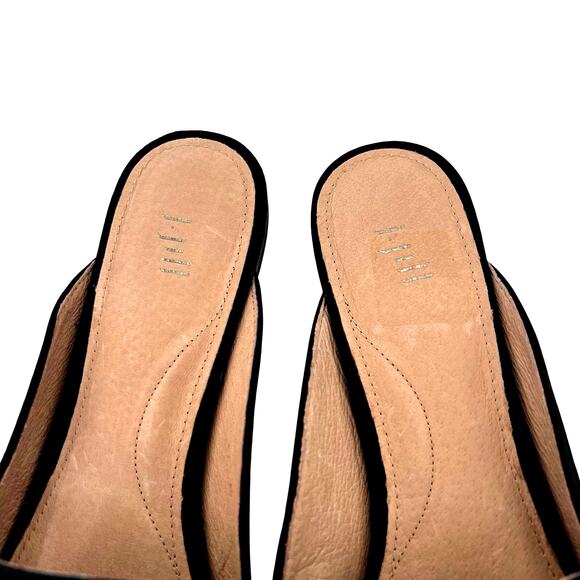 J.Jill women’s Chantal black suede slide mule flat shoes - Picture 3 of 5